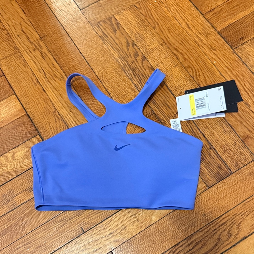 Nike Universa Women's Vibrant Blue Sports Bra